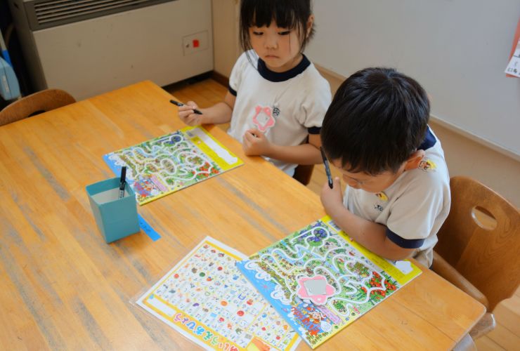自分でお名前書けるかな？